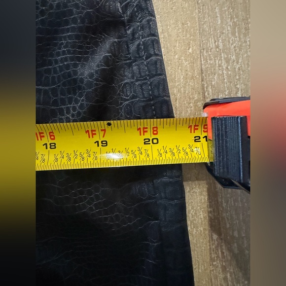 Dear John Jeanne Super High Rise Flare Cropped Jeans Size 31 (12) NWT BLACK - Picture 14 of 16